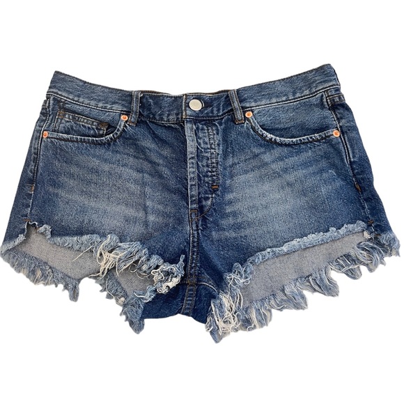 We The Free Pants - Free People We the Free Cut off Distressed Shorts Button Fly Size 29